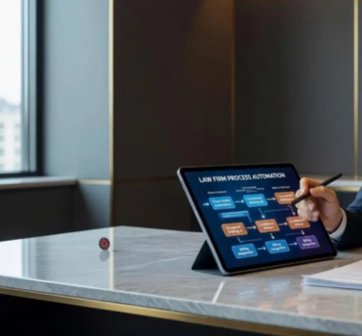 Process automation dashboard enhancing professional workflows